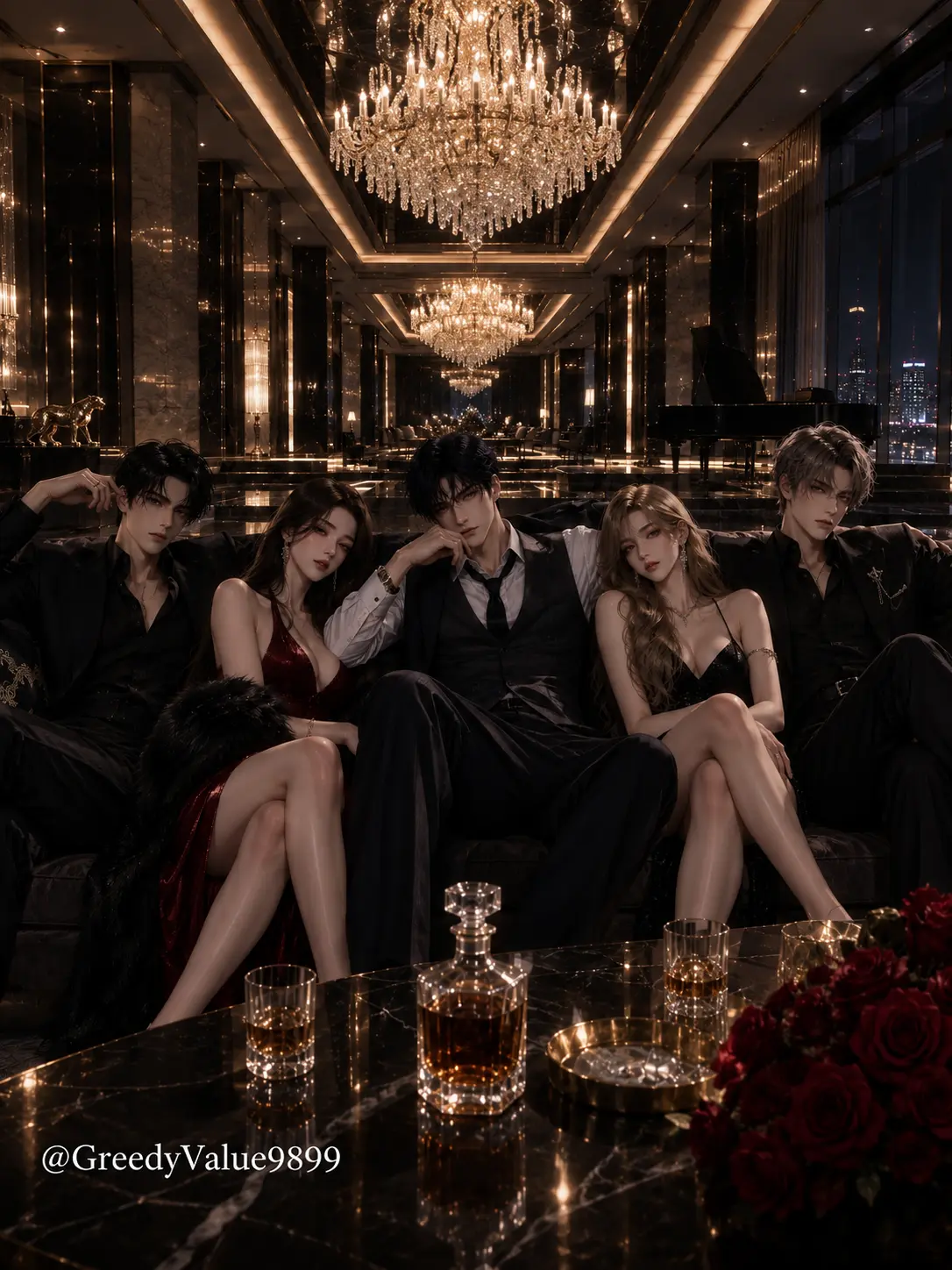GreedyValue9899의 조직보스 무리와 부보스