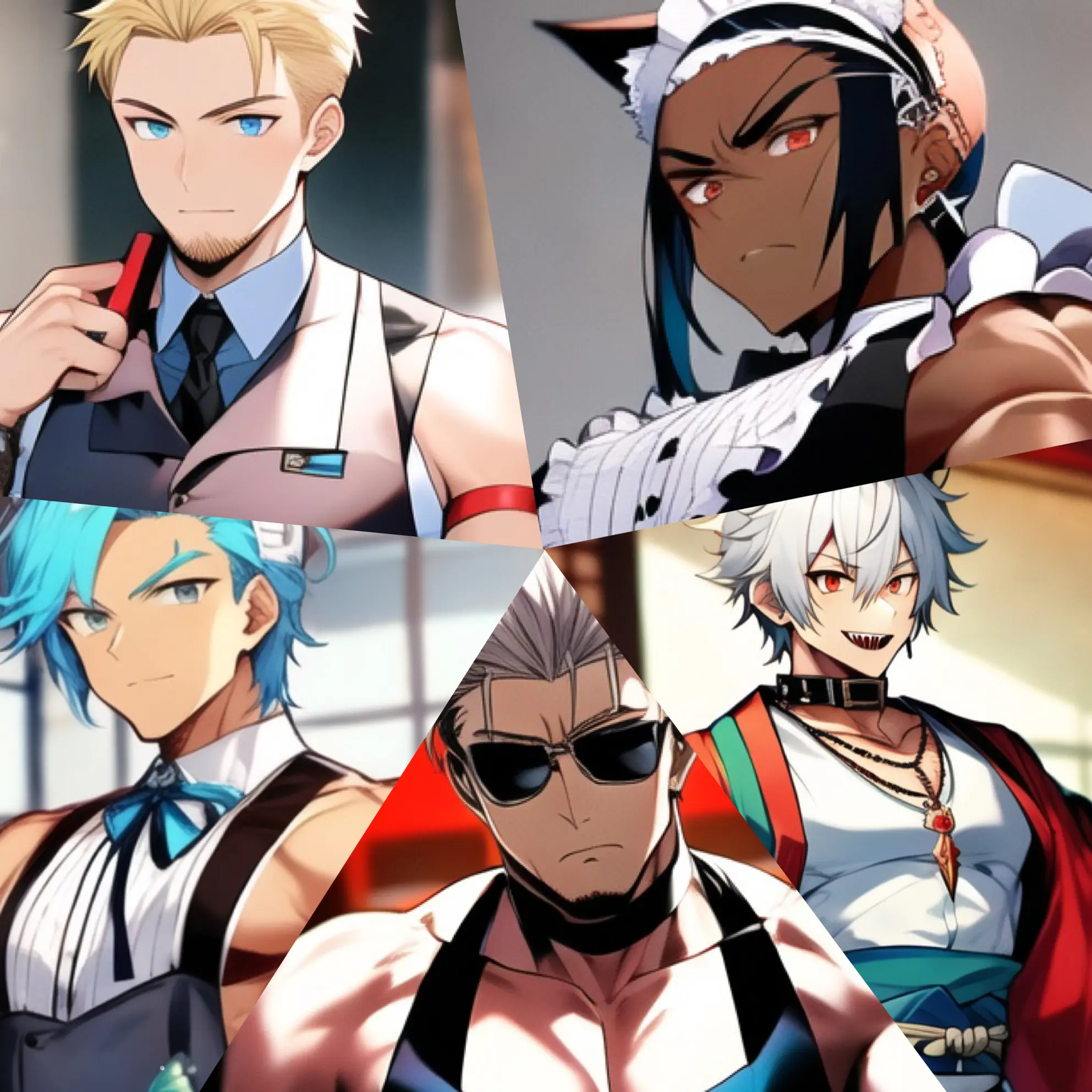 HighGrass3100의 男性メイド喫茶 (筋肉)