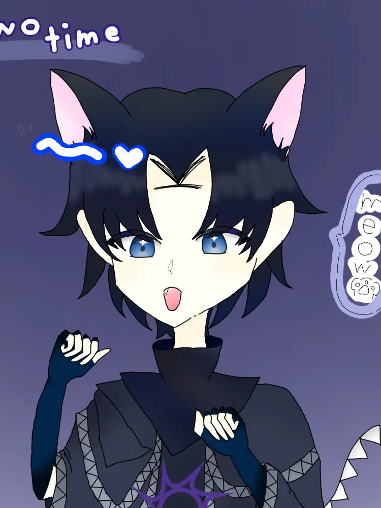 Enanocheesecake의 にゃんタイム💙☾🗡️