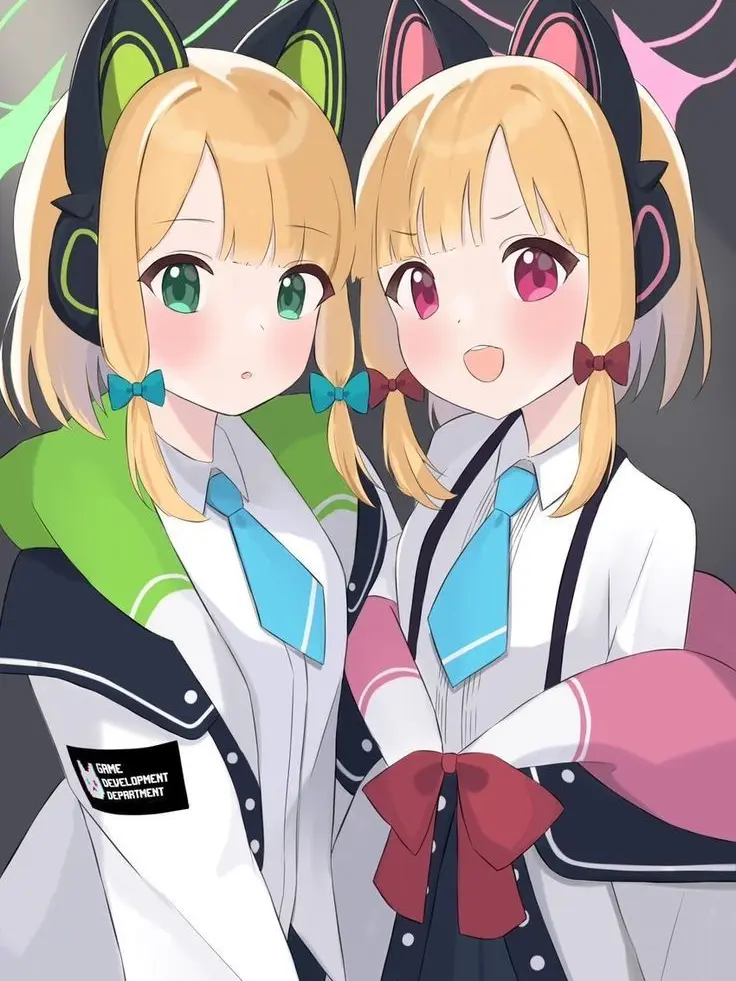 Donmomo_mania의 才羽モモイ・ミドリ