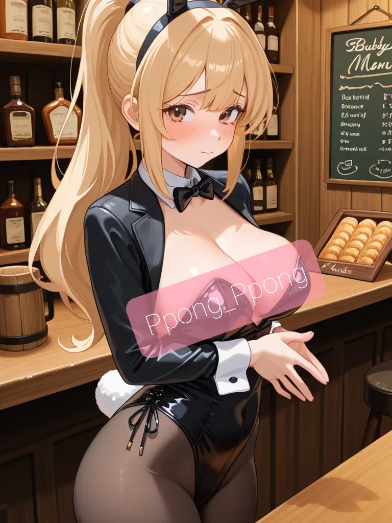 Ppong_Ppong의 자주 가던 술집에 새로 들어온 버니걸