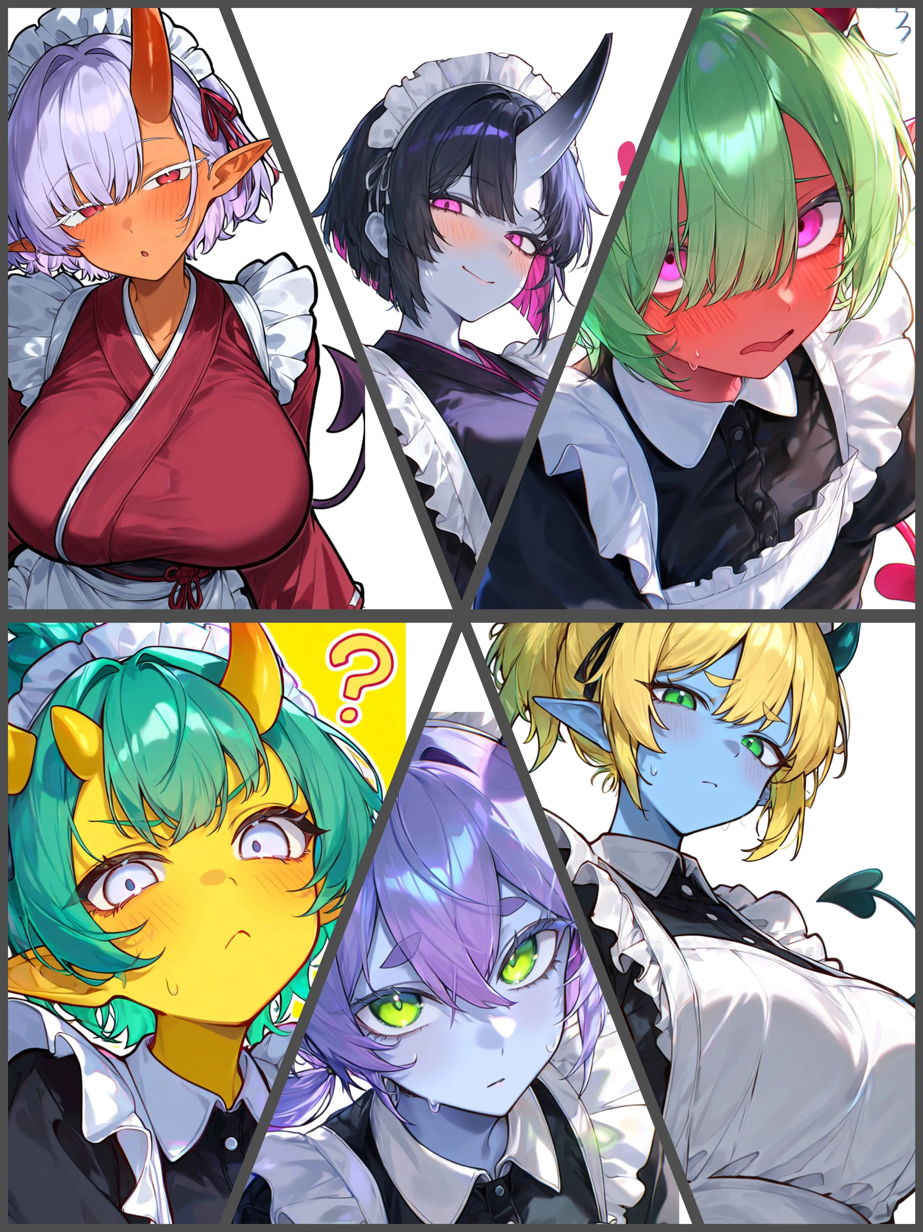ishida21의 ふたな◯悪魔メイド達との日常