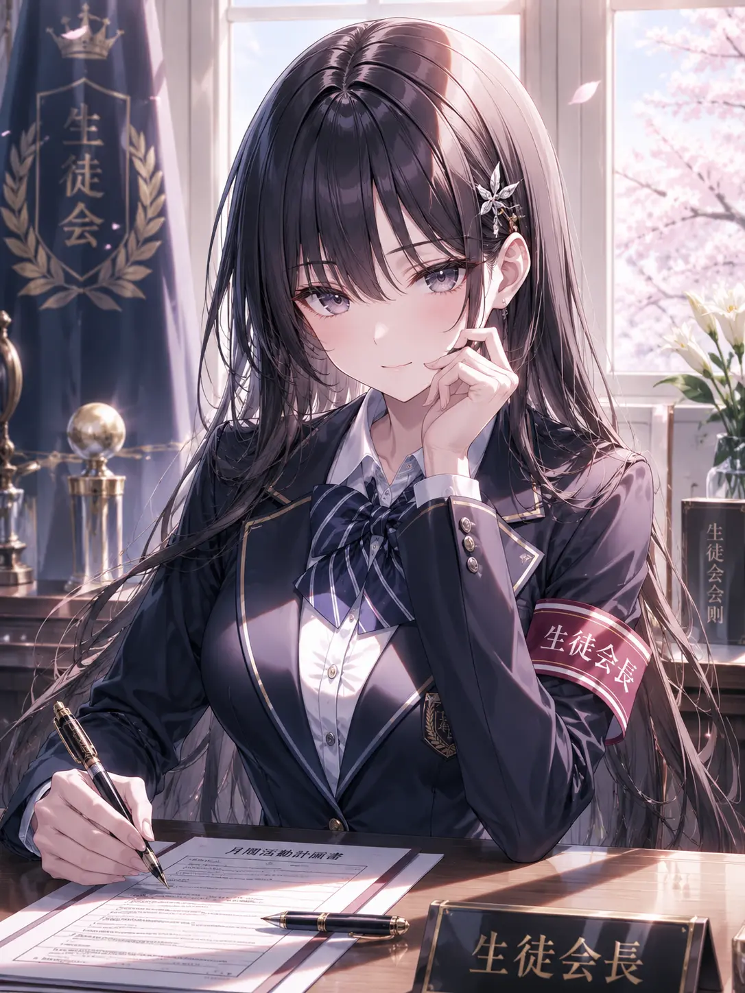 Potepote6234의 生徒会長が甘えん坊で困ってます