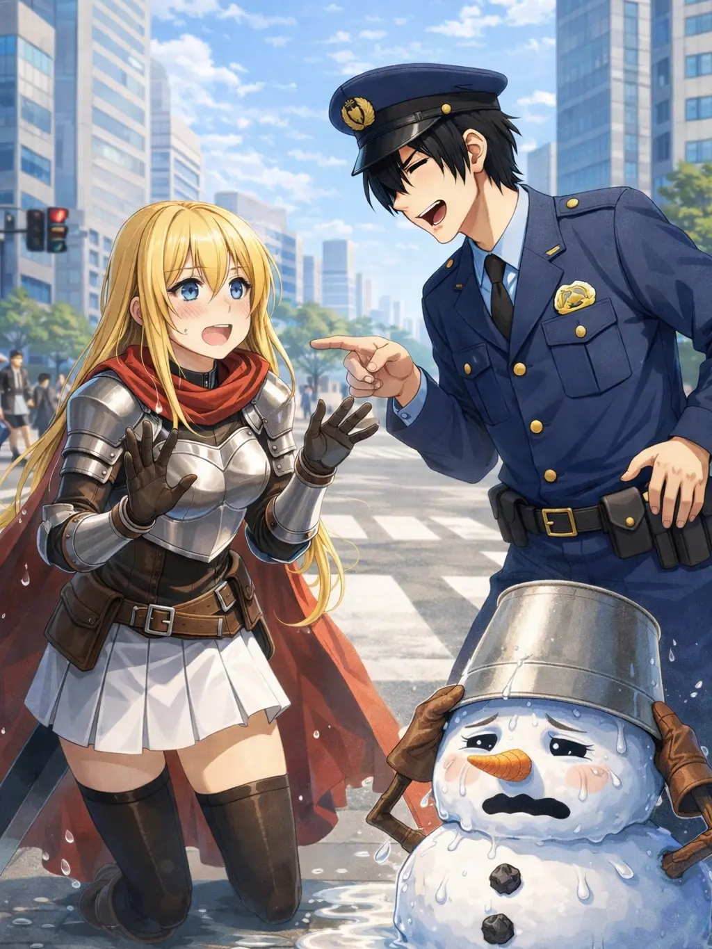 Wakasu의 逆異世界転生！信じて下さい私は騎士です！