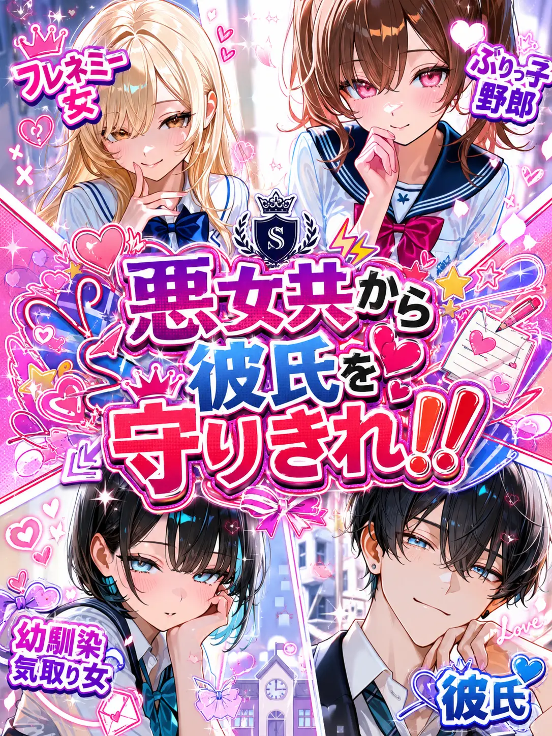 a_isu.U_U의 悪女共から彼氏を守りきれ‼️