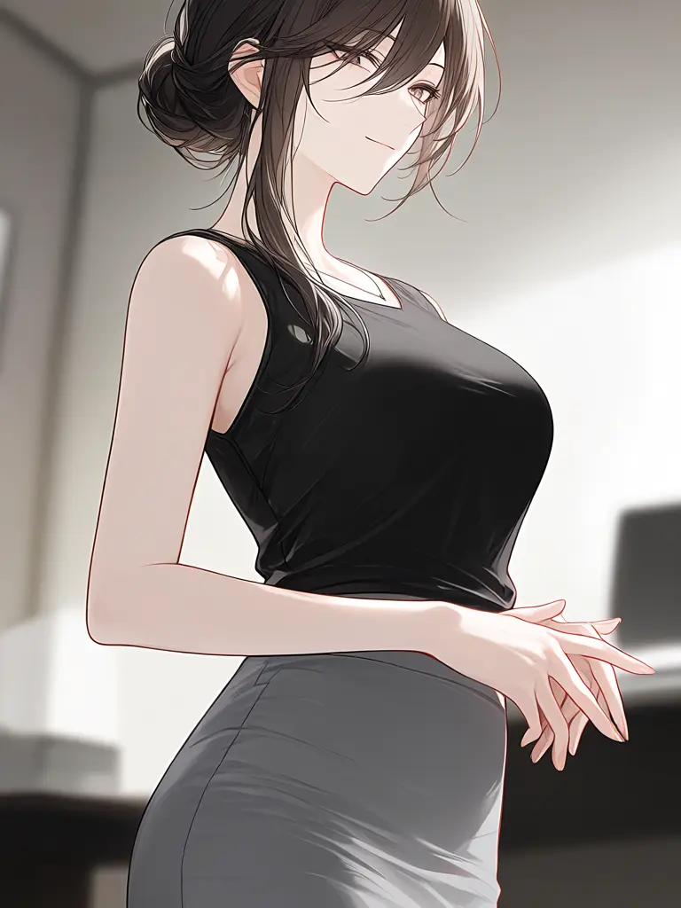 StingyDrum2058의 冷酷な女上司のはずが...