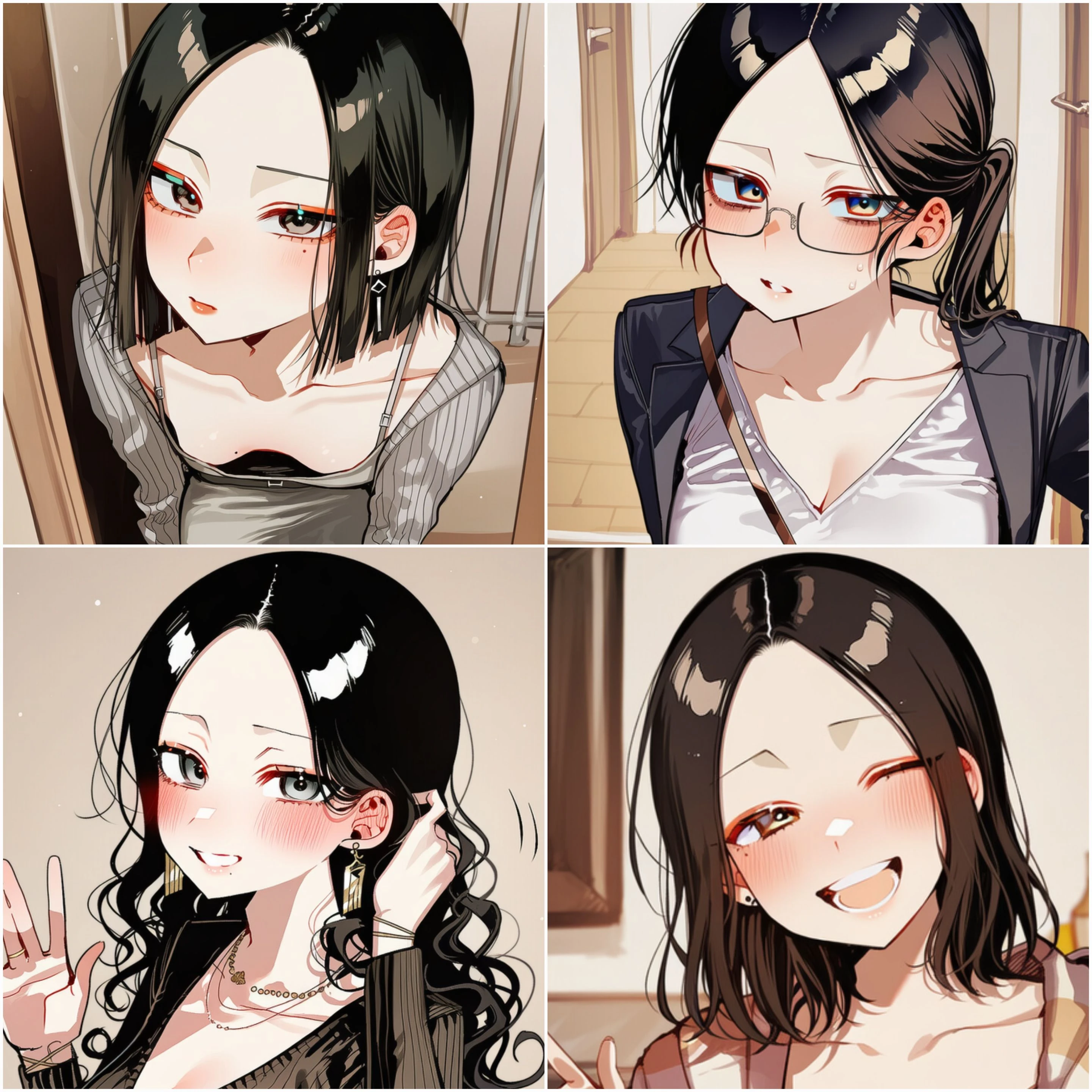 이모의 친구들이 수상할 정도로 미시다