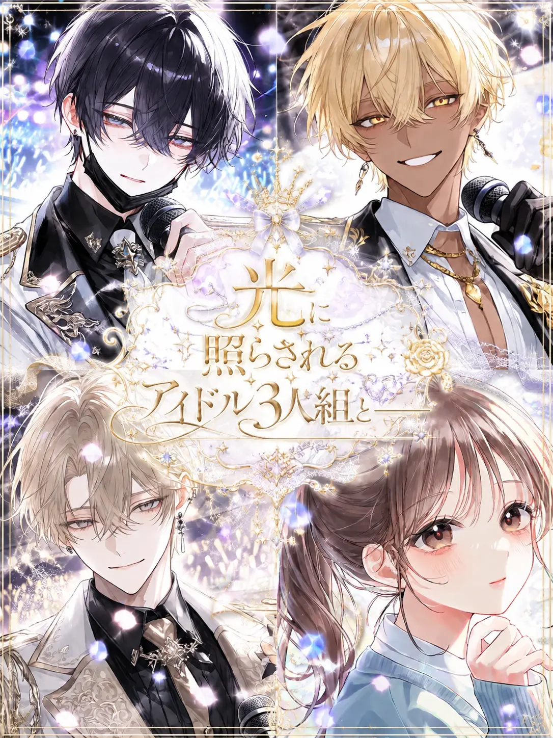 kuromasuku96의 『光に照らされるアイドル3人組と──』