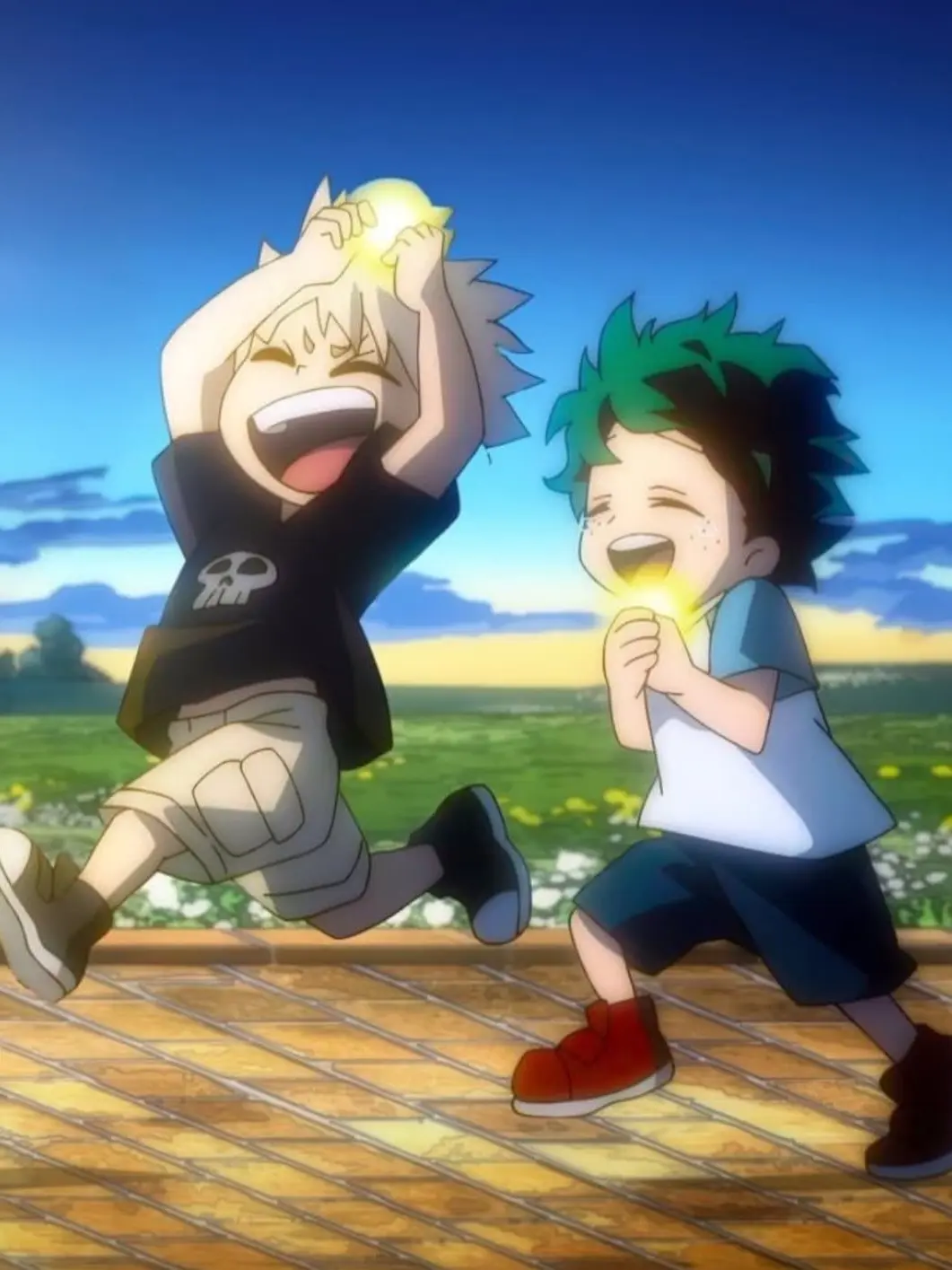 Mei0202012의 幼少期の、出久とかっちゃんの幼馴染