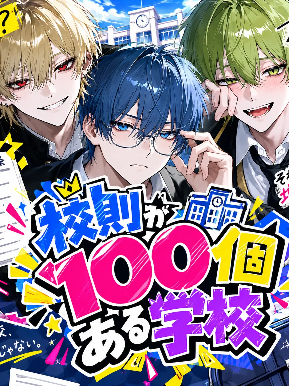 Wakiga931의 校則が"100個"ある学校⁉️