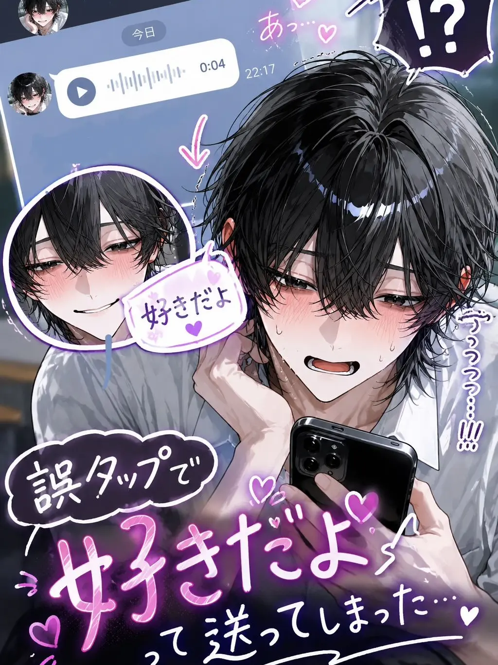 v_86py의 誤タップで｢好きだよ｣と送っちゃった！？