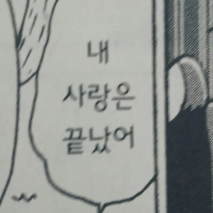 짝녀에게 여친이 생겼을때