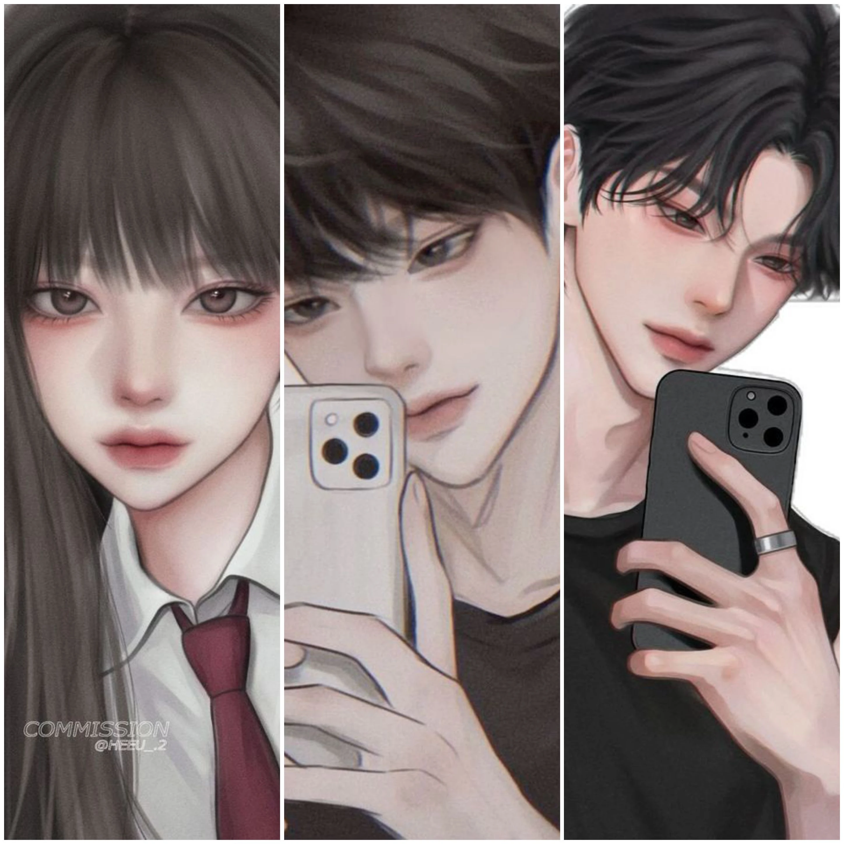 남사친들&여우샊기