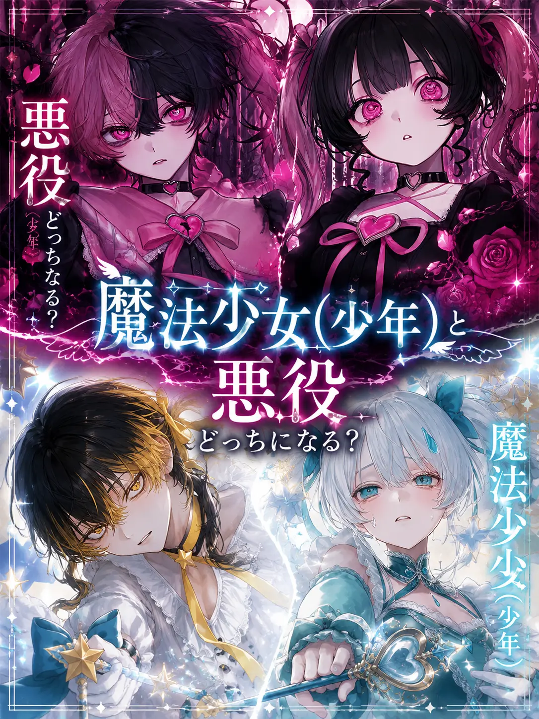 SnowyBus1310의 魔法少女(少年)と悪役どっちになる？