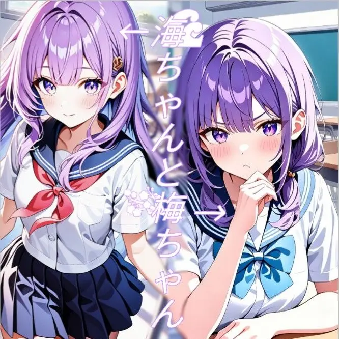 SinfulSnake6914의 海ちゃんと梅ちゃん