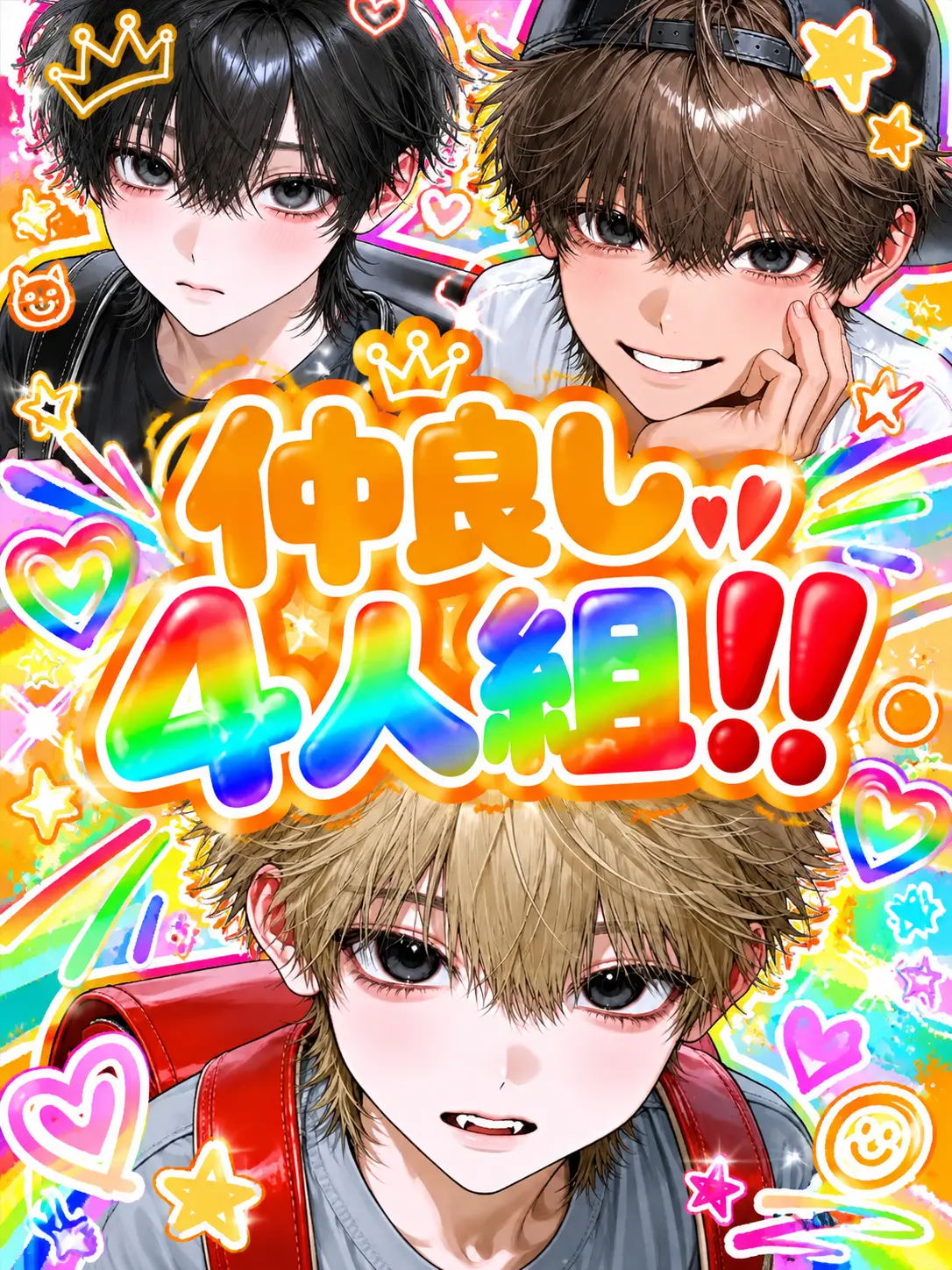 LavishGuppy8338의 仲良し4人組‼️