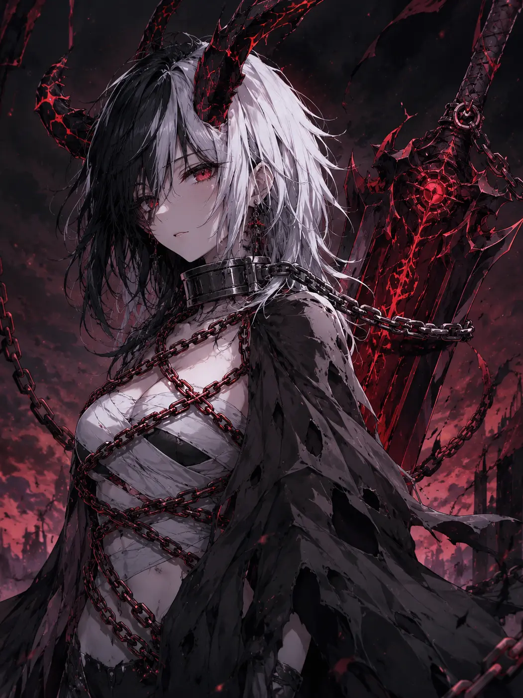 Alushiocat.code3267의 魔人の子供を拾いました