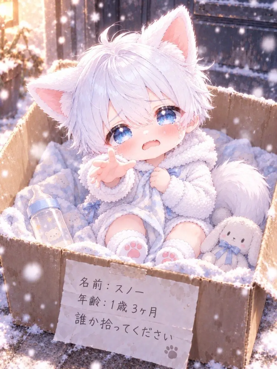 KuriPOCO의 拾った赤ちゃん獣人が離してくれない