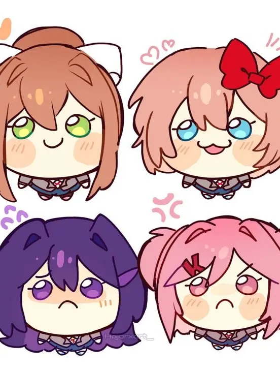 Monikayumeshipper의 Doki doki literature club holidays! ≽^• ˕ • ྀ