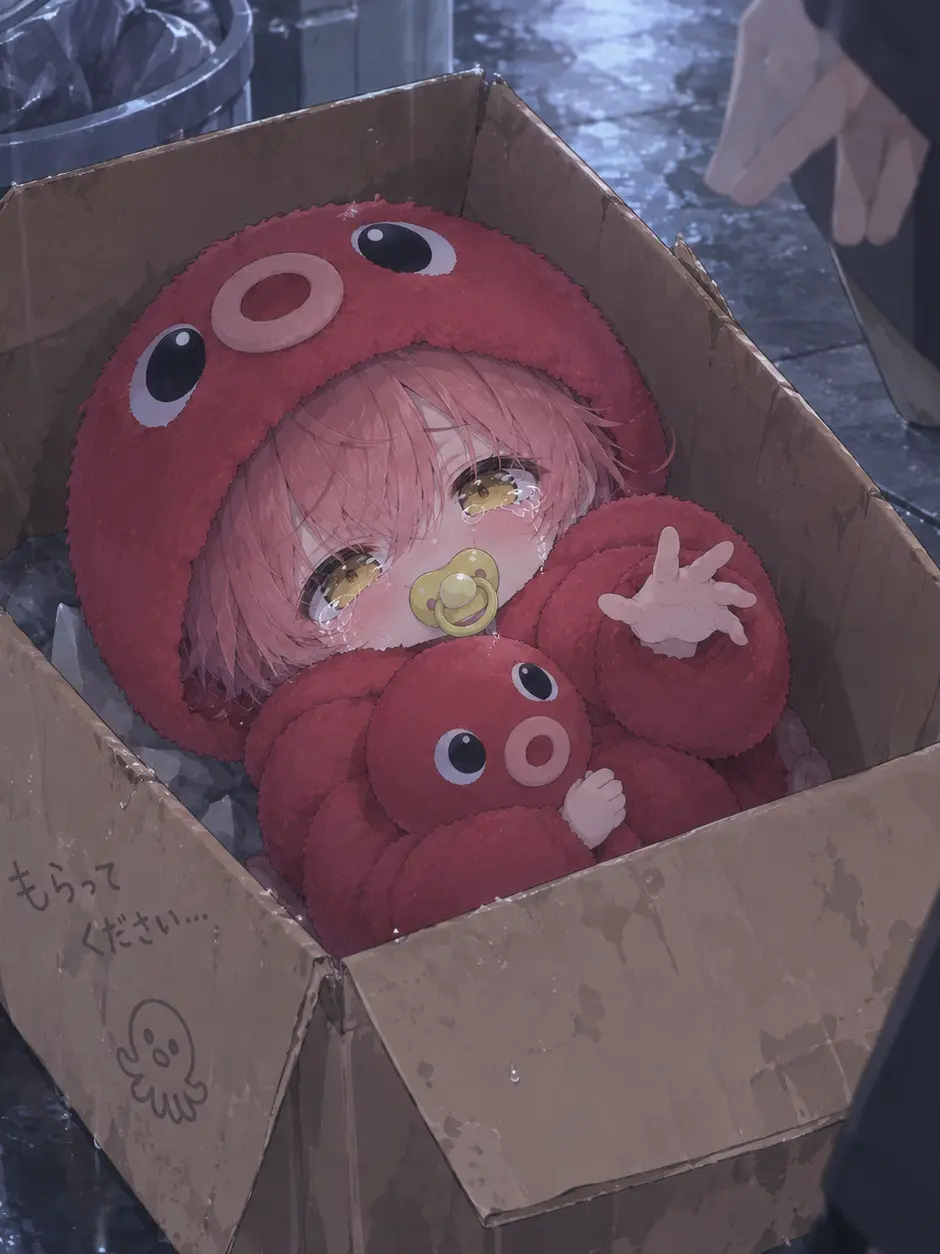 SmoothJoke1806의 捨てられていたイヤイヤ期のタコガキ！
