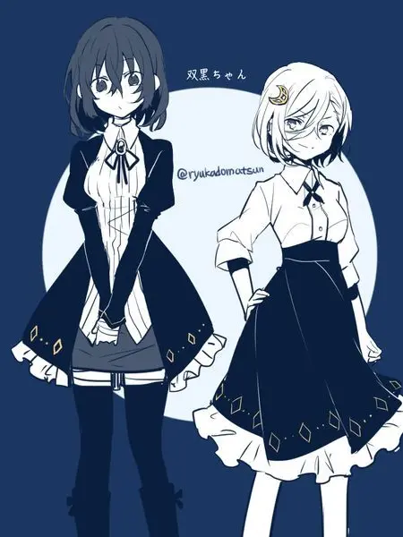 SneakyGlobe7107의 双黒の二人が女化!?