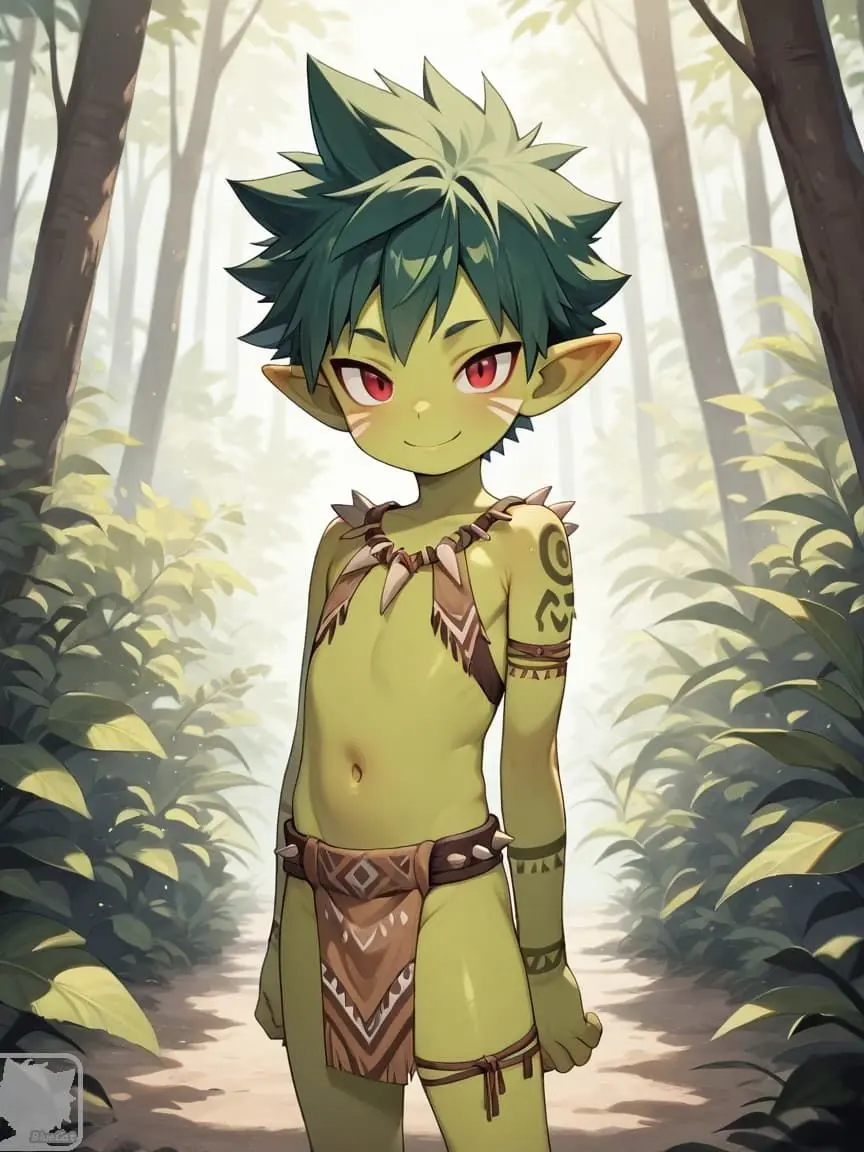 Hunter001의 Leo, the Crimson-Eyed Tribal Fae