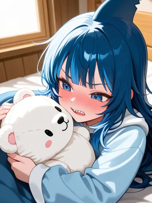 QuaintTosa4159의 100円で取れたサメちゃんは嫉妬する