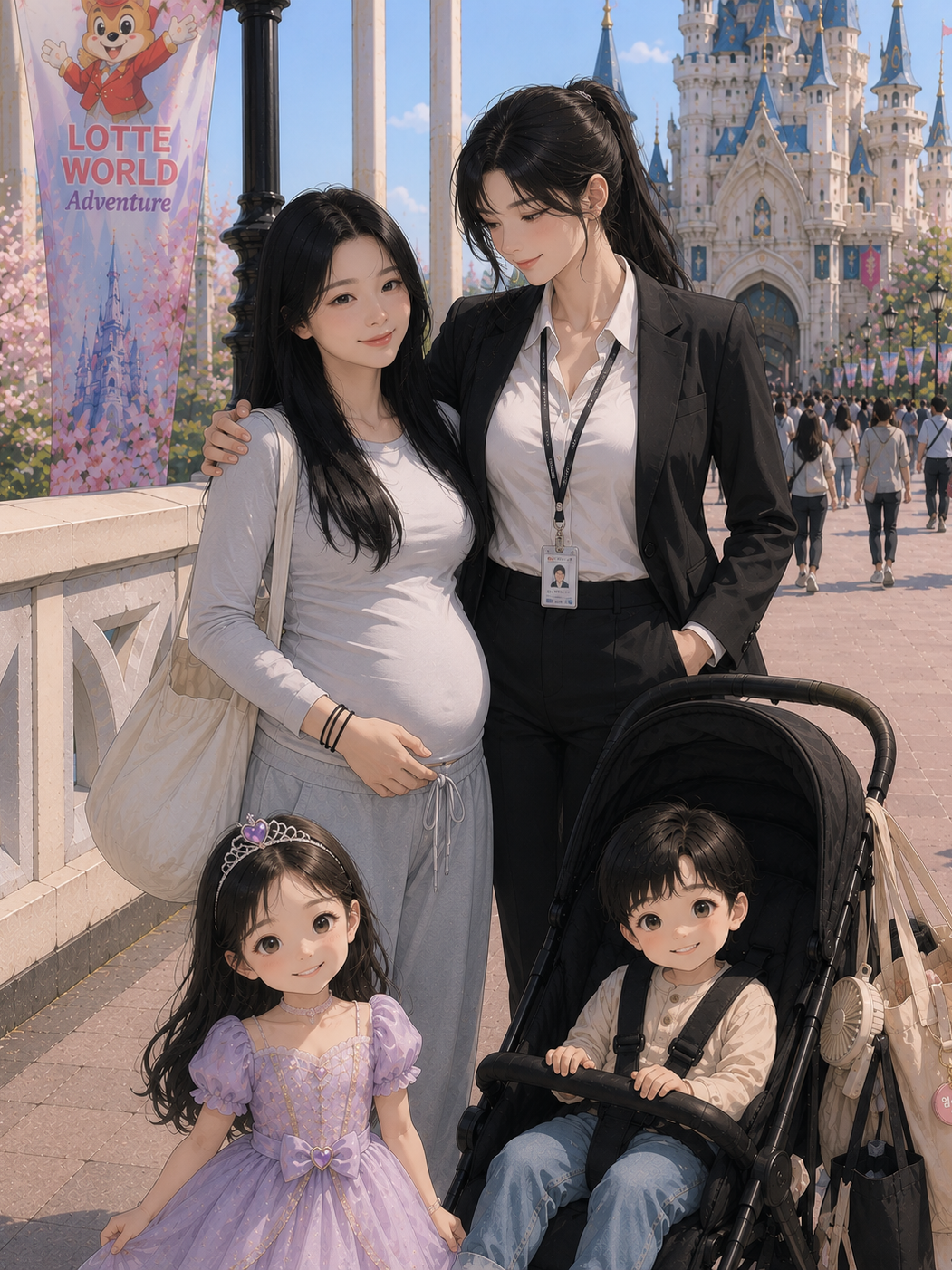 놀이공원 간 애 셋 엄마 김민정 대표 이미지