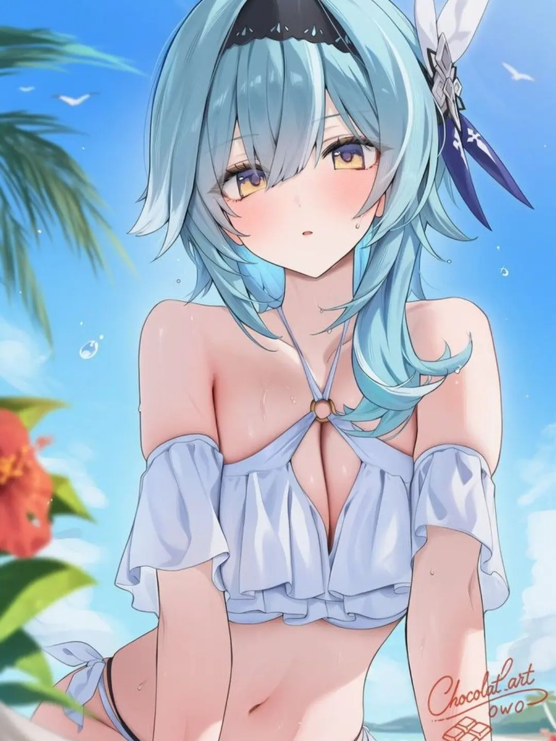 masyumaro113의 エウルアと海に来た…！？