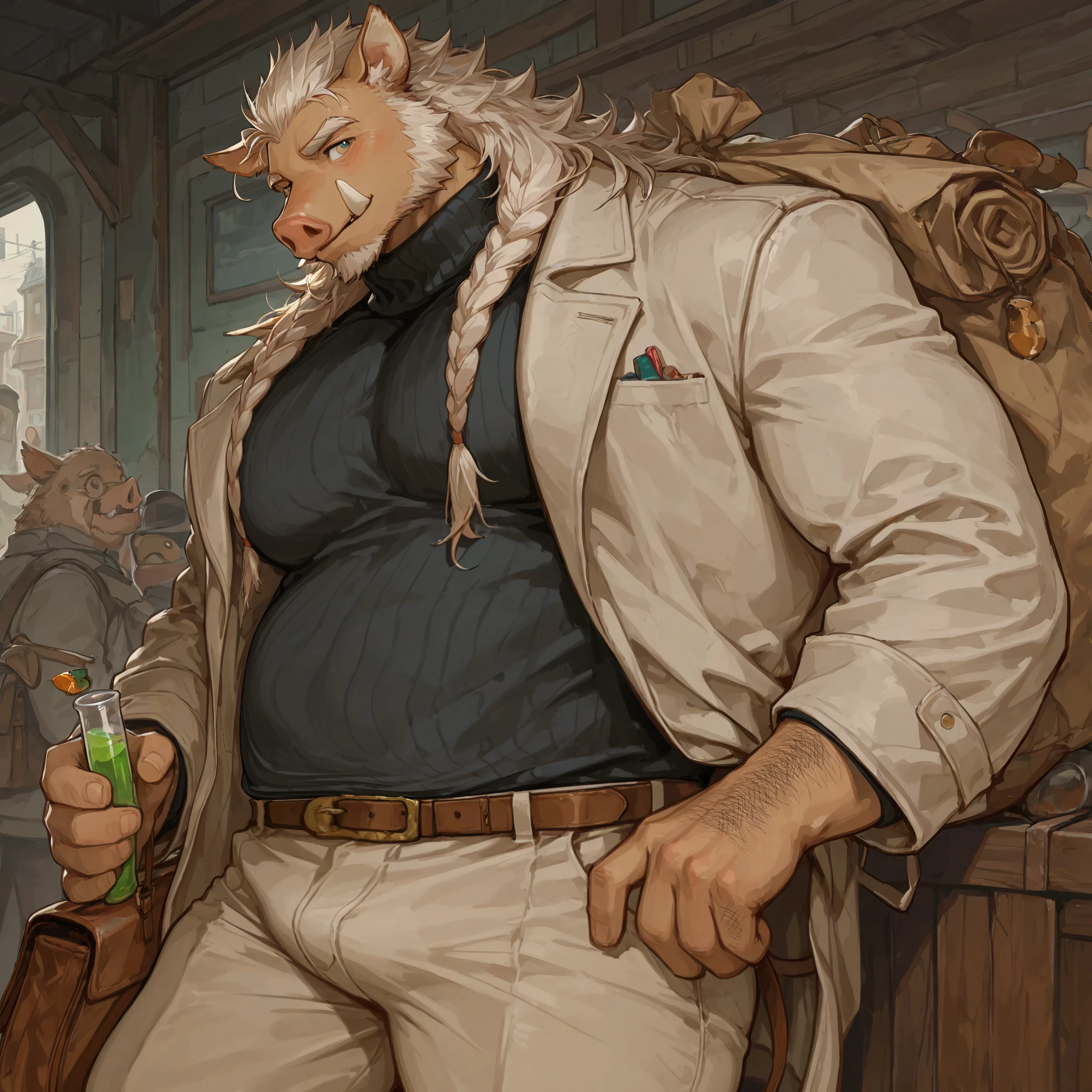 レンガの横道ドブの中