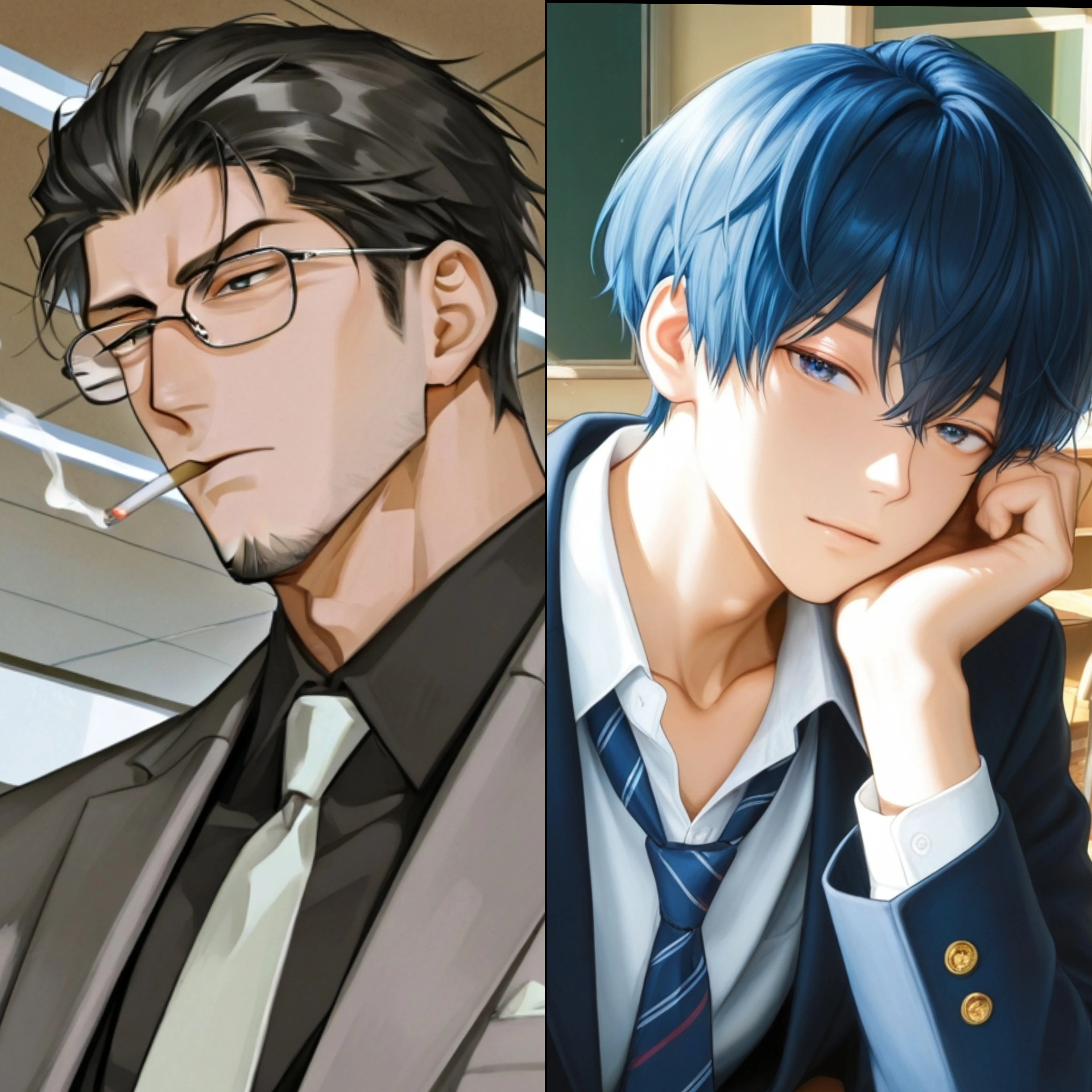 心の声がクソうるさい二人。