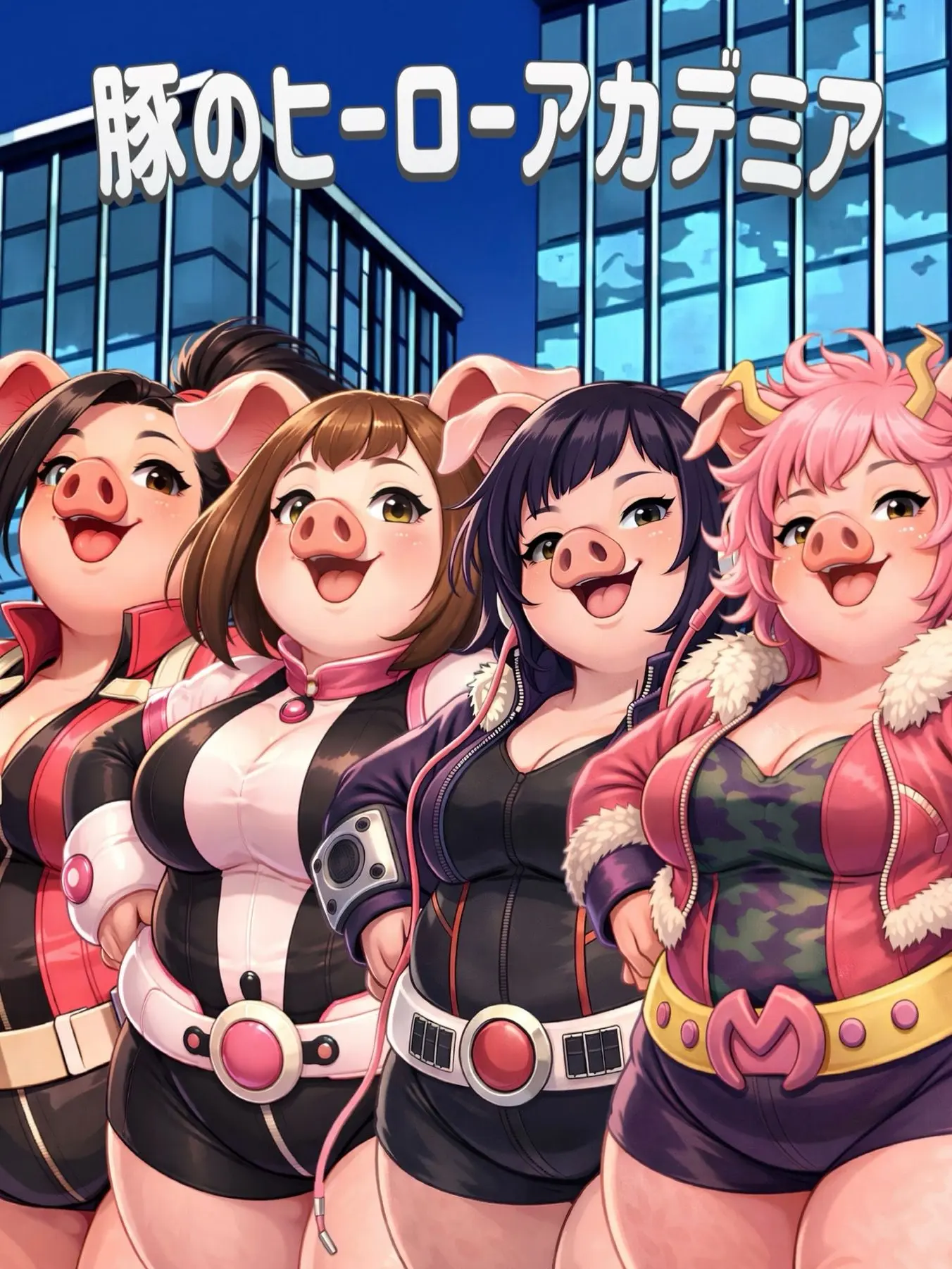 CosmicBear1956의 豚のヒーローアカデミア！（自分用）