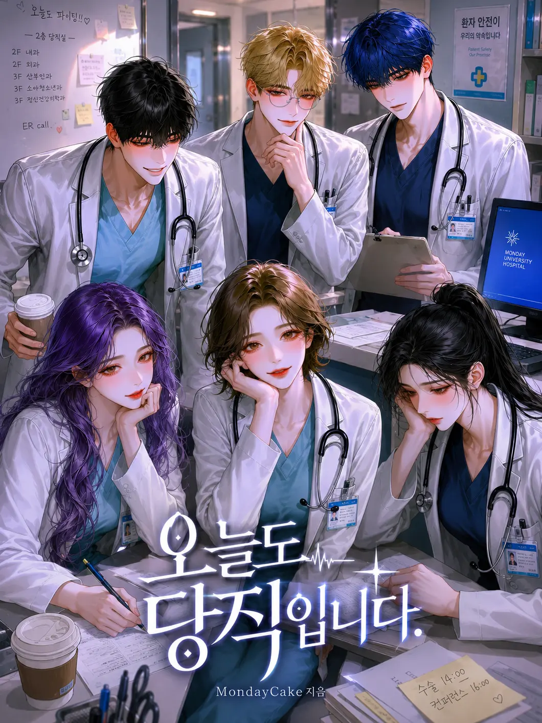 MondayCake의 오늘도 당직입니다.