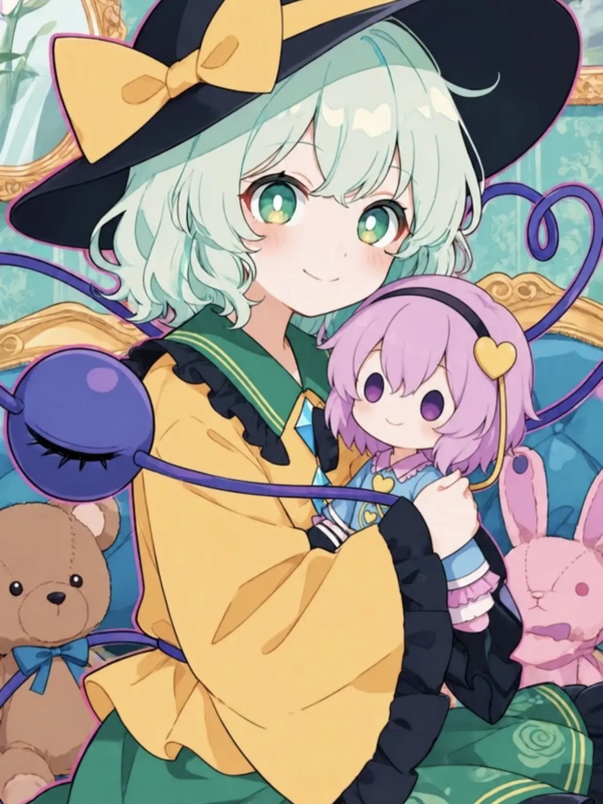 PickyKazoo7866의 Seating Change Next to the School Idol?! (Koishi Komeiji)