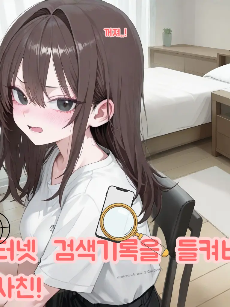 Yuryo의 츤데레 여사친의 검색기록을 봐버렸다!