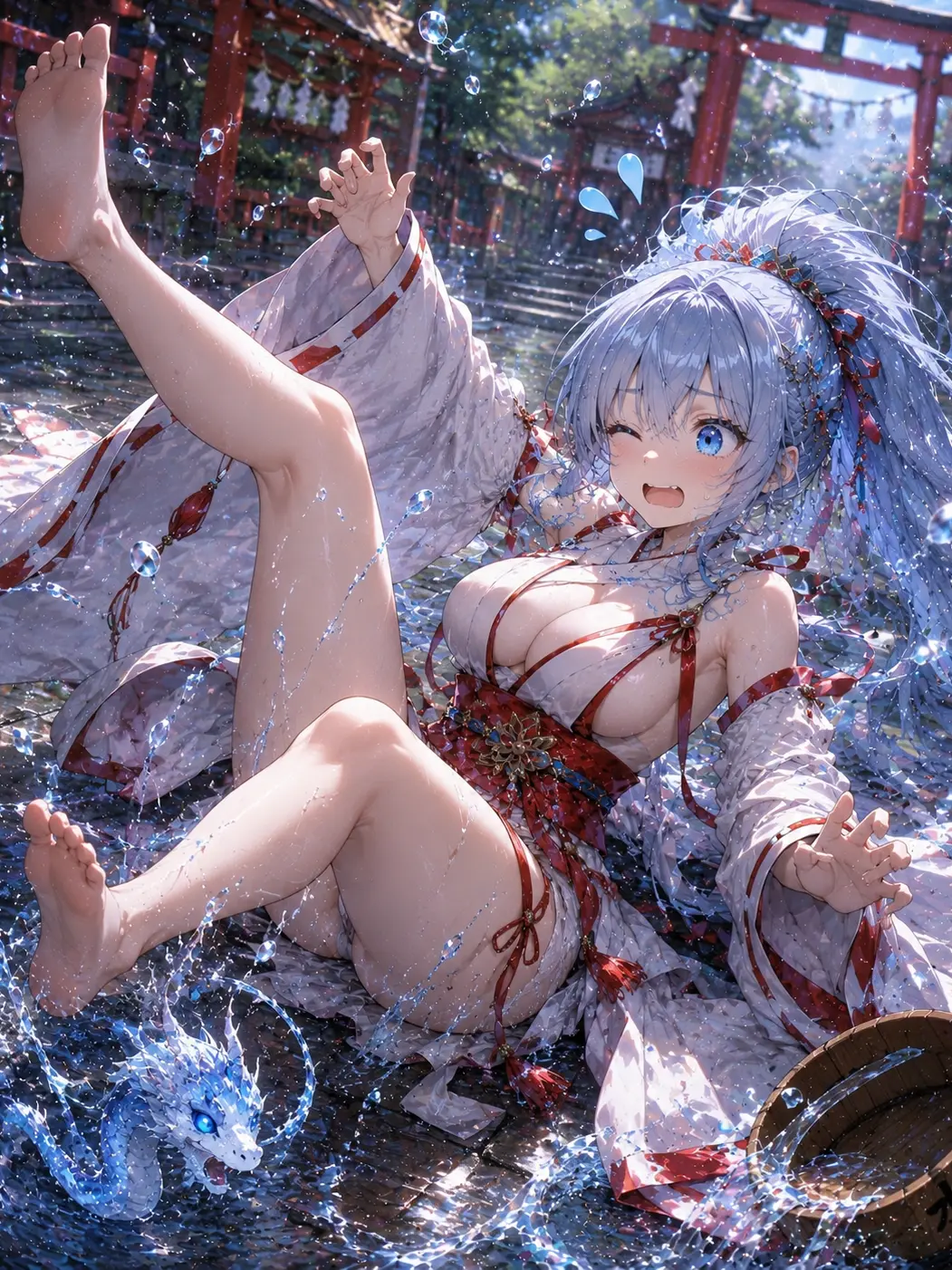 ClumsyWeed9250의 ドジっ子巫女と水龍様