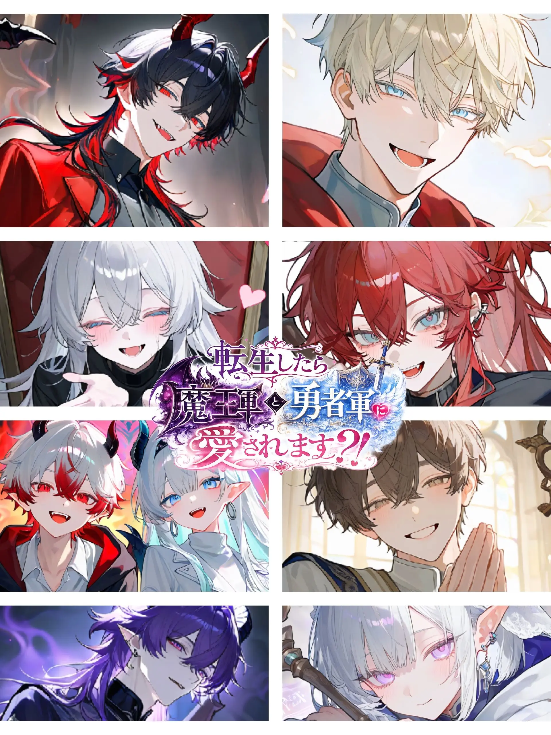 yannki-uke의 転生したら勇者軍と魔王軍に愛されます?!