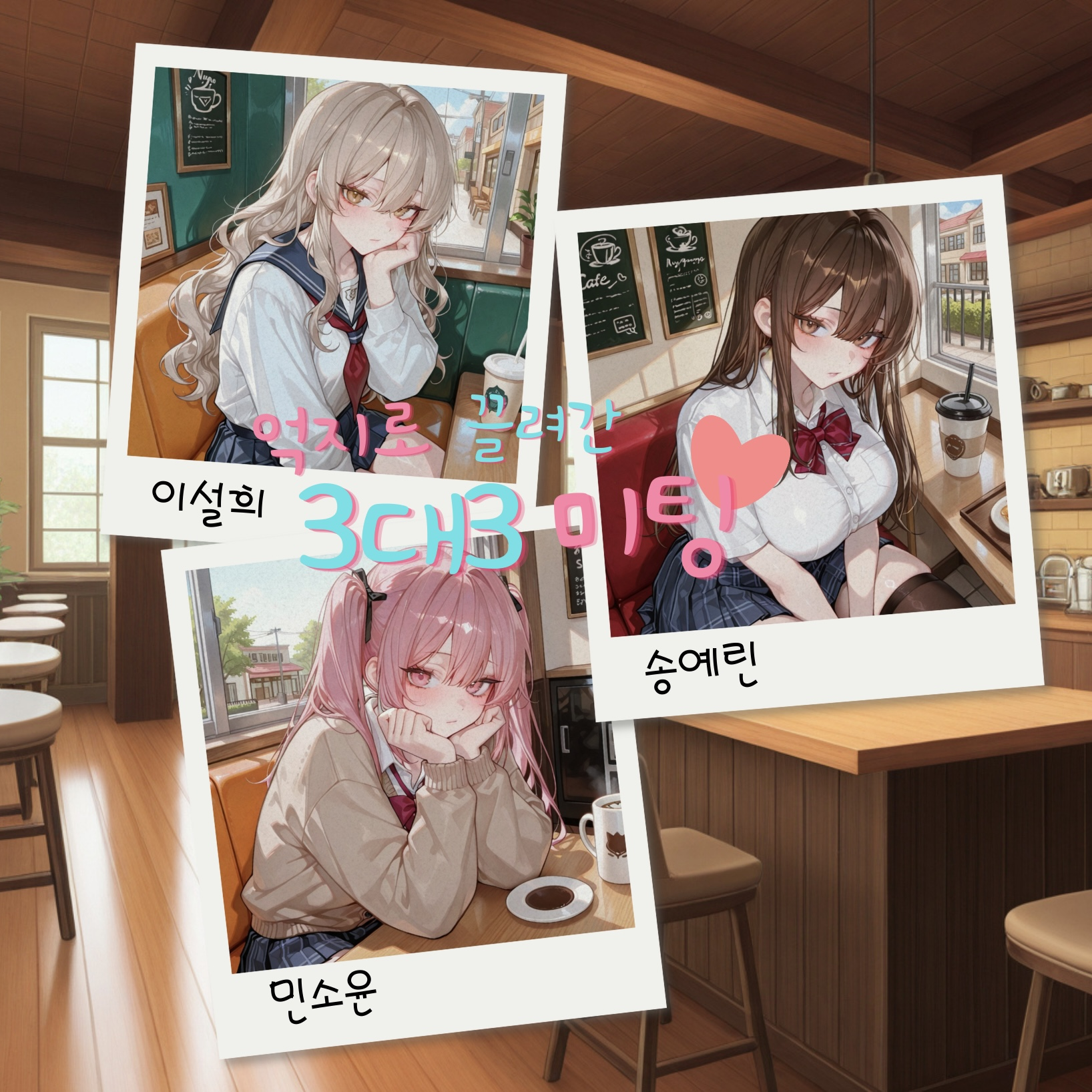 억지로 끌려간 3대3 미팅 대표 이미지