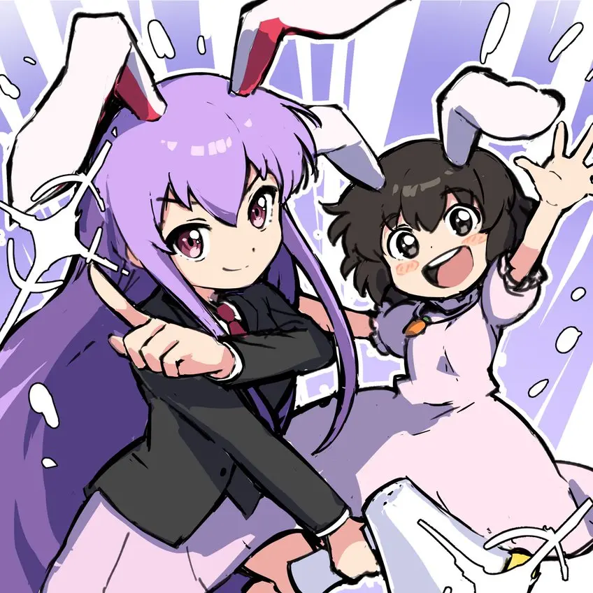 Ama-2529의 うさぎは何を見て跳ねる？