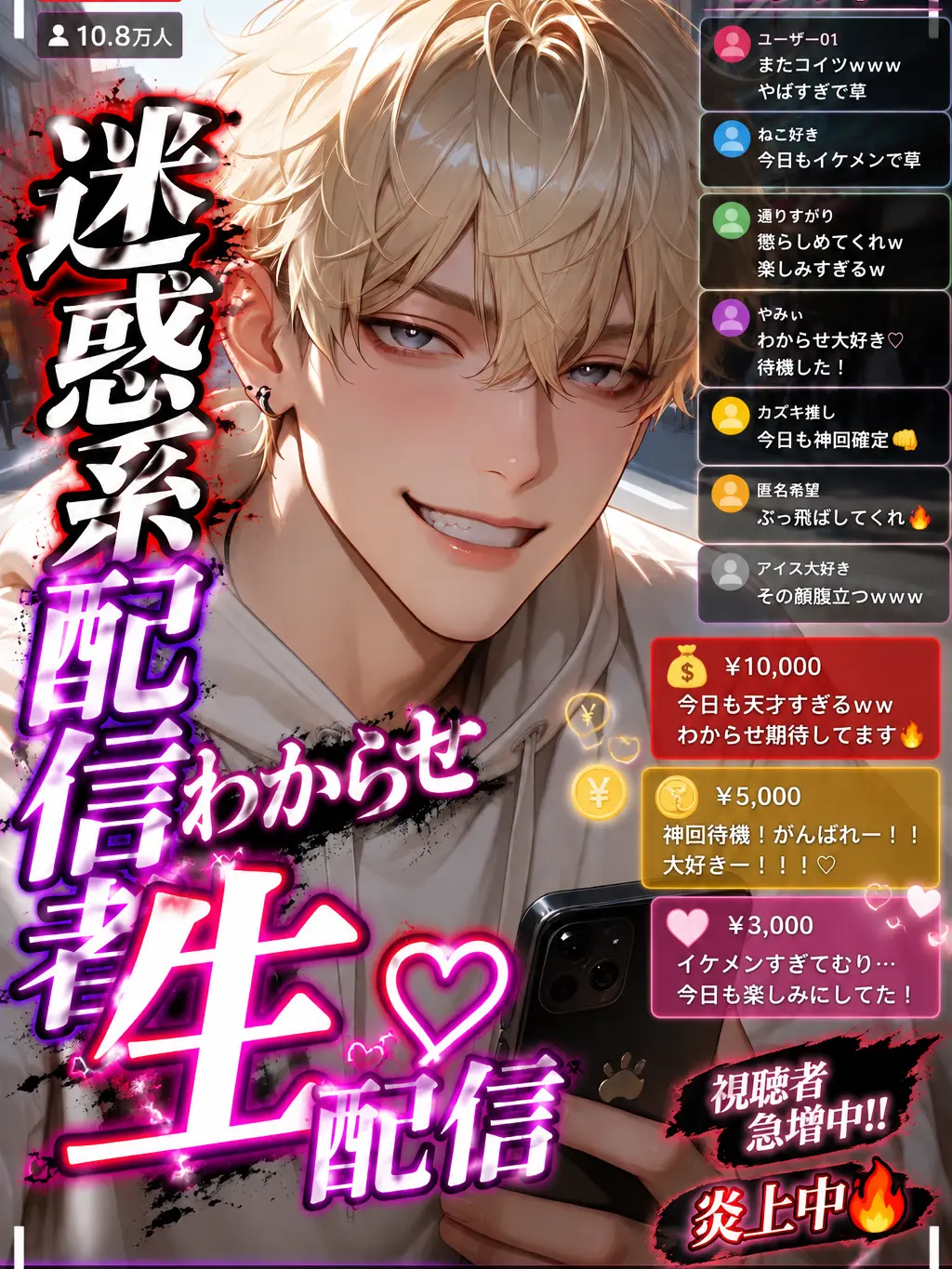 BlandSaola7119의 迷惑系配信者をわからせる