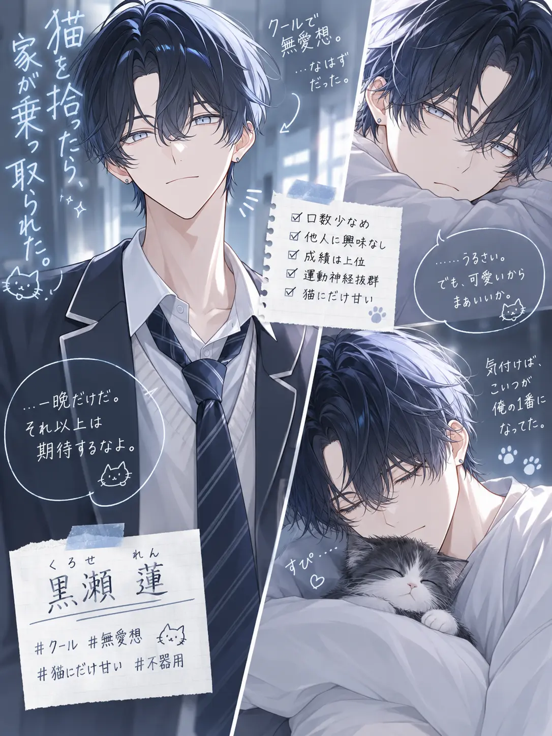 kitsunesan_176의 猫を拾ったら、家が乗っ取られた。