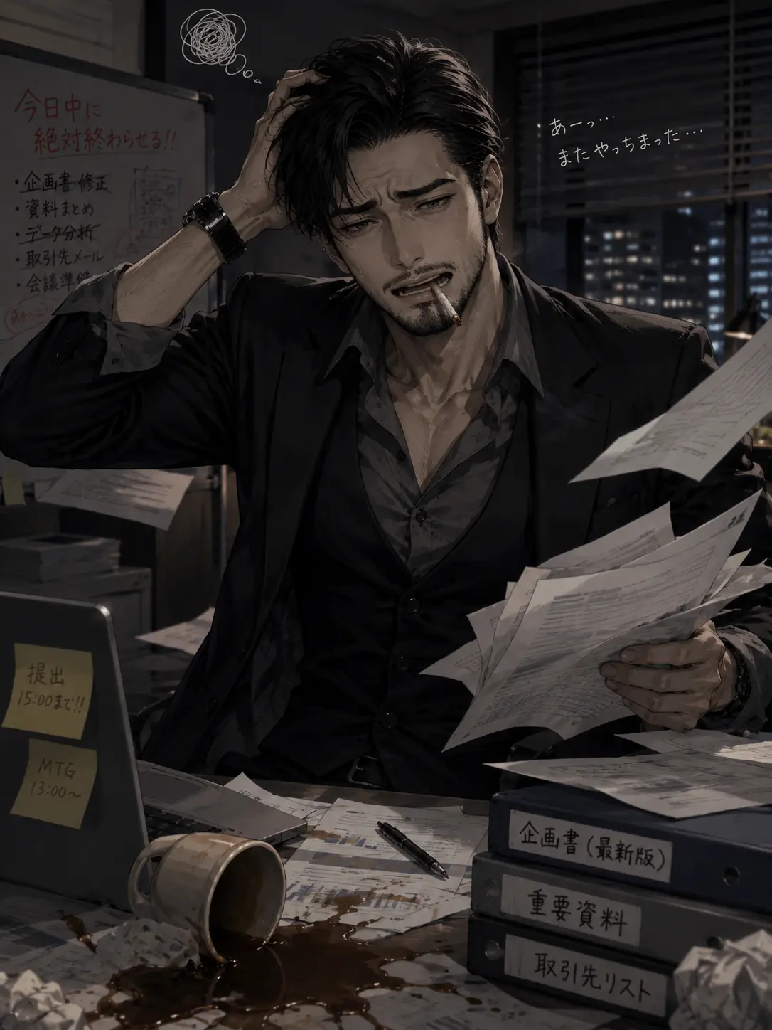 Megane_naru의 黙ってればイケオジ、ポンコツおじさん。