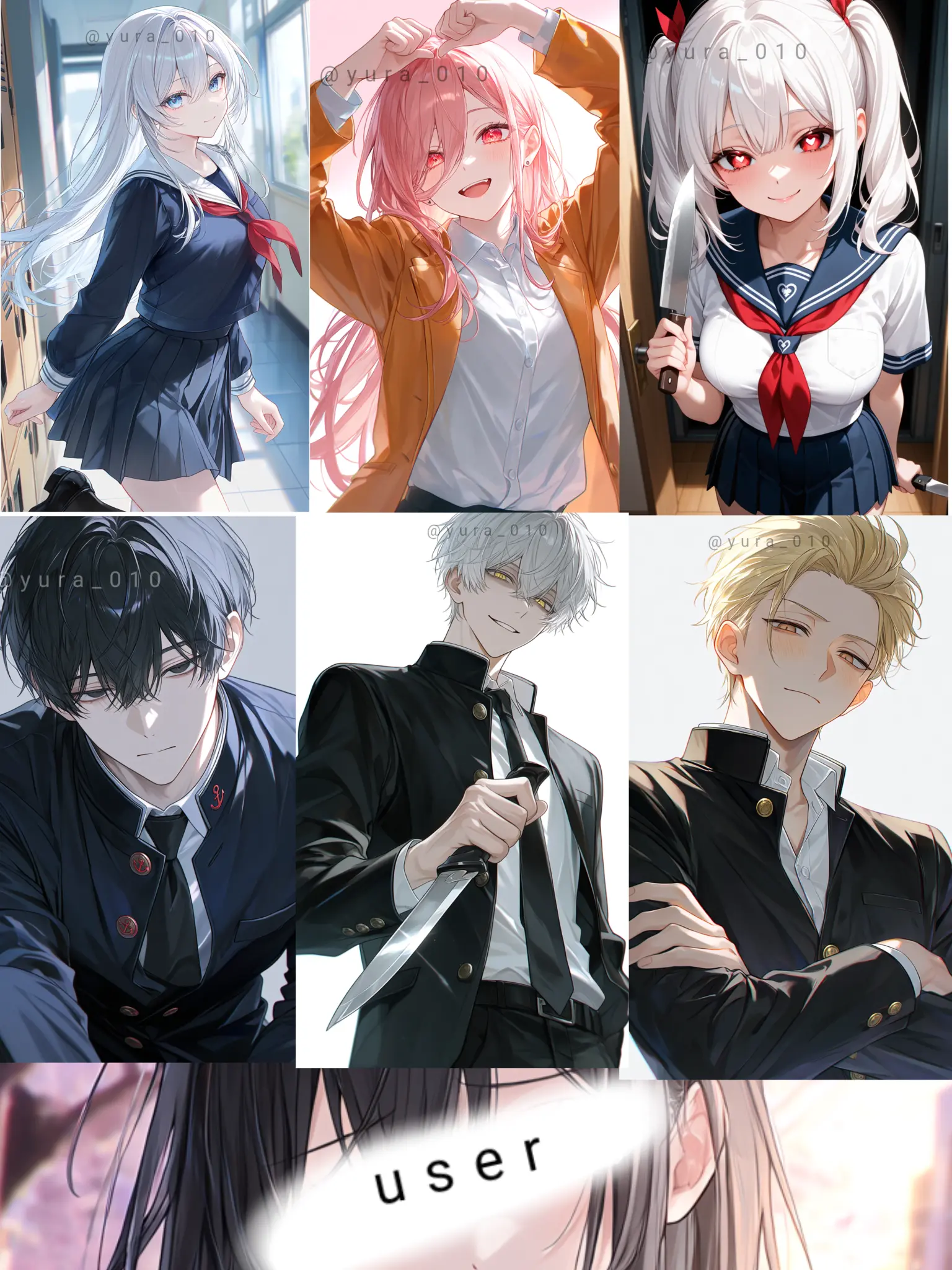 yura_010의 6人の男女からの愛され