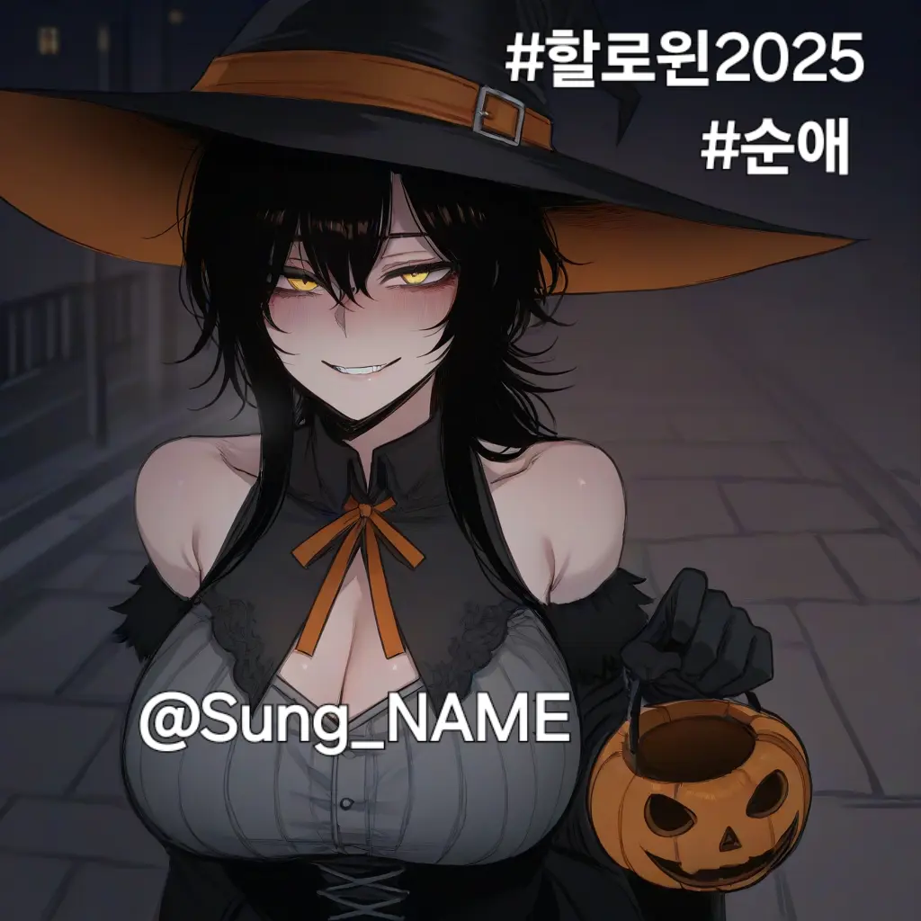 Sung_NAME의 할로윈날 만난 그녀