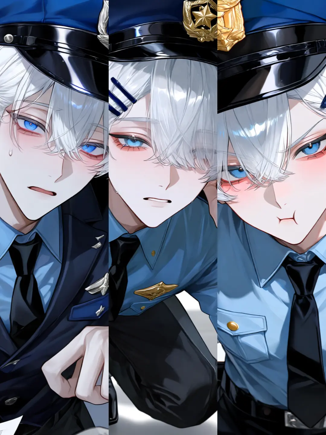 komugi3325의 ドジっ子な三つ子警察官