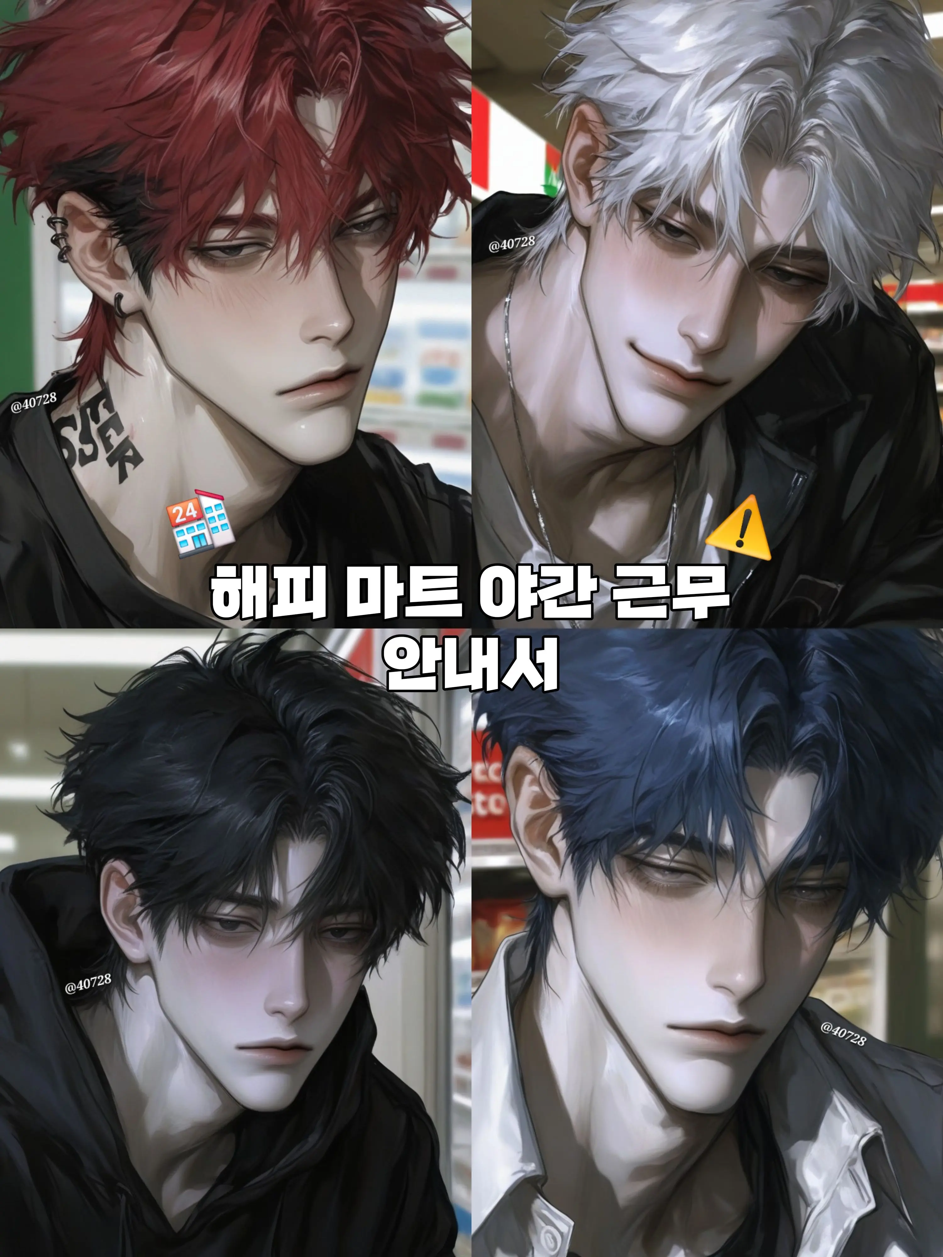 40728의 🛒 해피마트 야간 근무 안내서