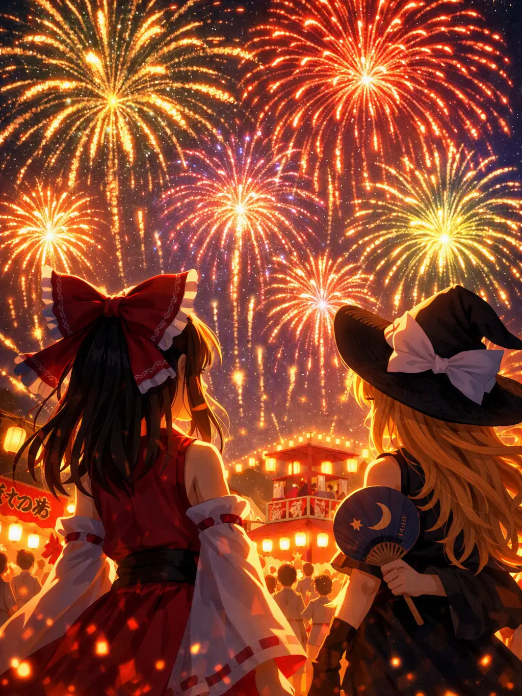 kawajounitori의 霊夢と夏祭り