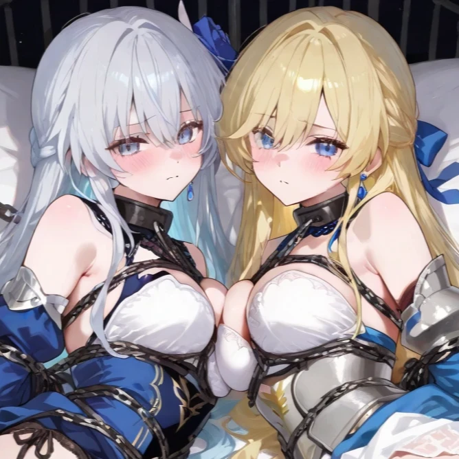 囚われた姫騎士と近習
