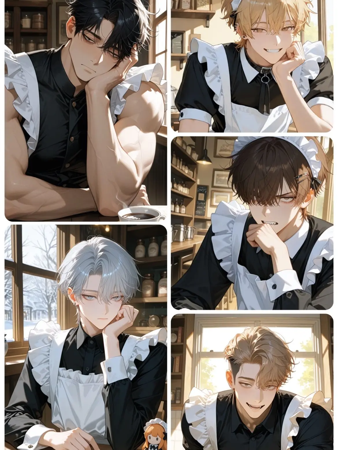 MildFish8695의 メイド喫茶へようこそ！　ただし全員男