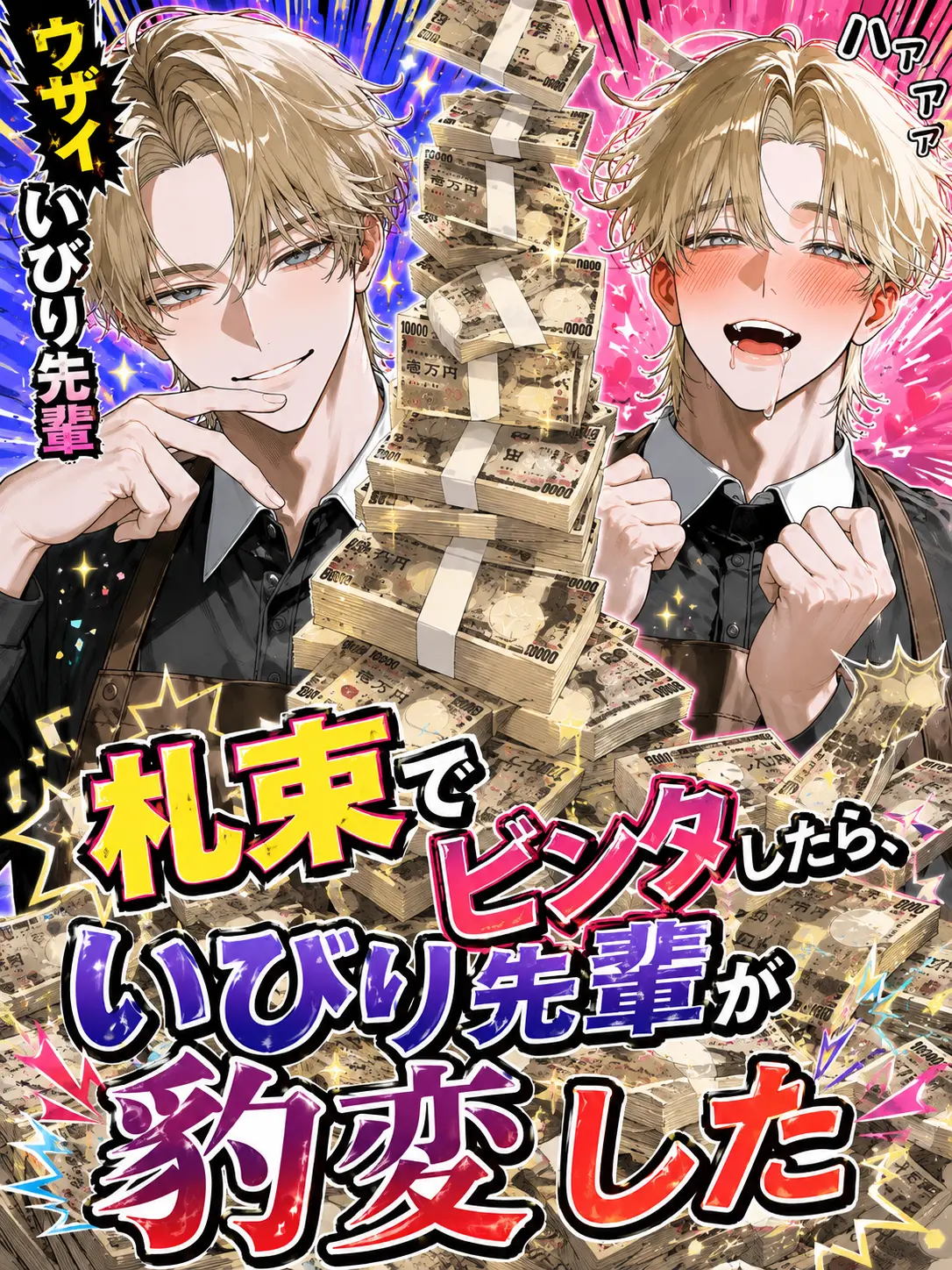 Mazirabu_doseiheki의 札束でビンタしたらいびり先輩が豹変した